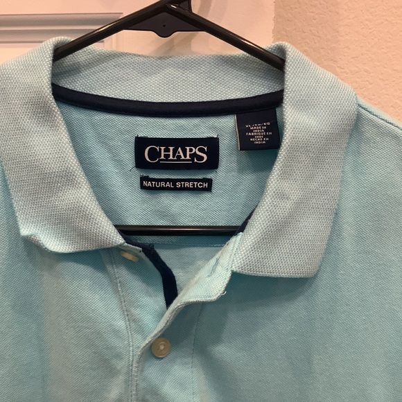 Chaps Natural Stretch Polo - Picture 2 of 4